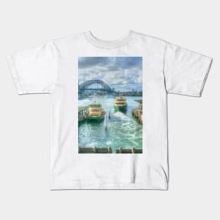 Sydney Harbour from Circular Quay Kids T-Shirt